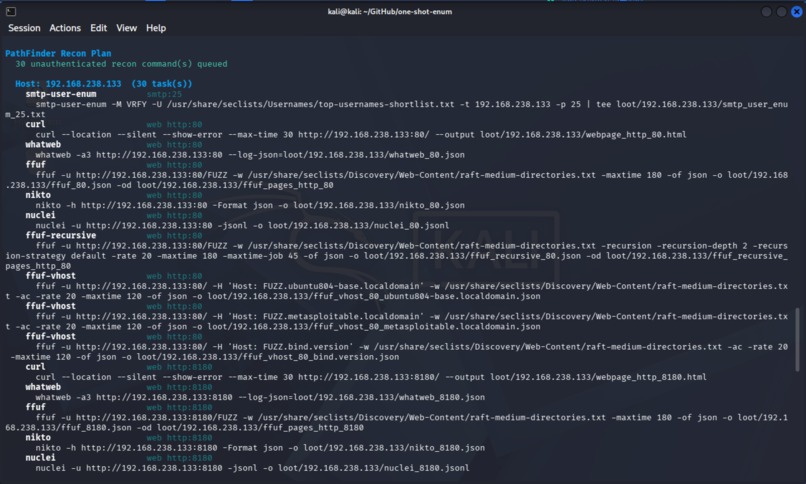 PathFinder & one-shot-enum – screenshot 11