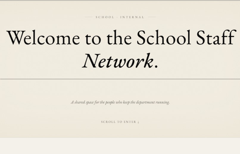Complete School Staff Platform – screenshot 1
