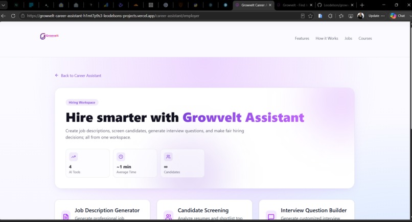 Growvelt Career Assistant – screenshot 2