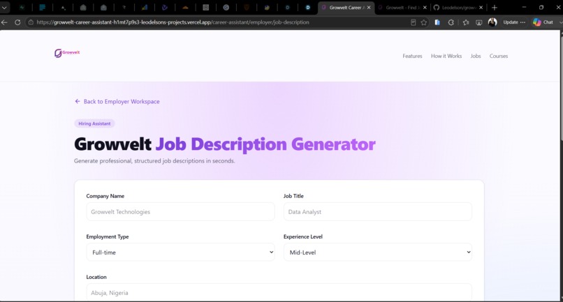Growvelt Career Assistant – screenshot 3