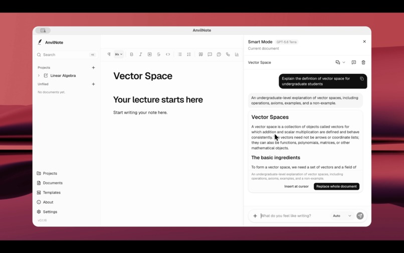 AnvilNote – screenshot 2