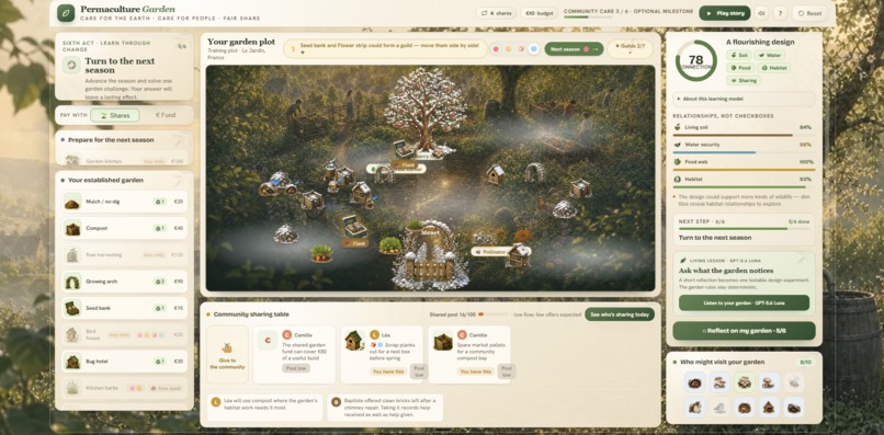 Permaculture Garden — A living systems learning game – screenshot 7