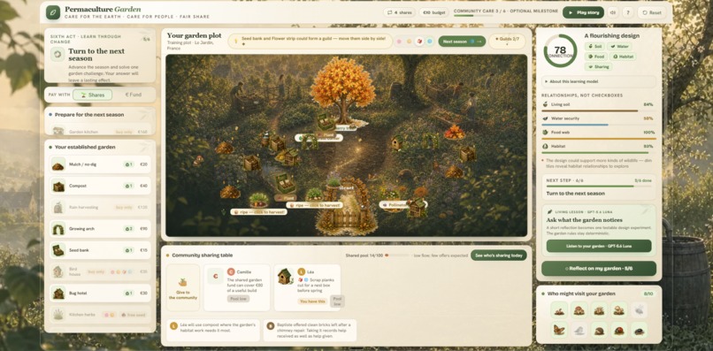Permaculture Garden — A living systems learning game – screenshot 5