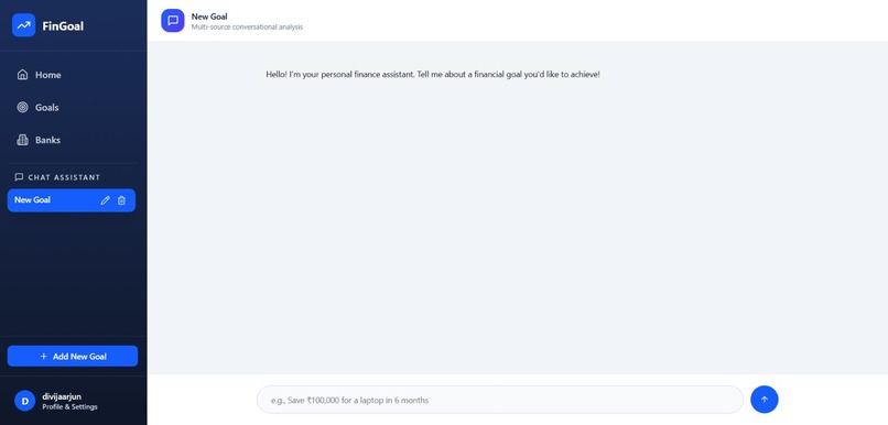 FinGoal – Agentic Budgeting, Reimagined – screenshot 2