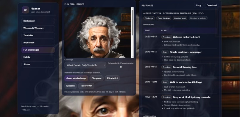 My Planner Web  – screenshot 1
