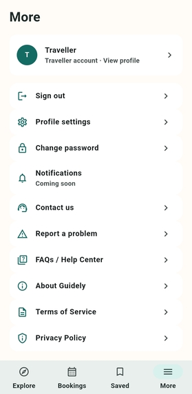 Guidely – screenshot 3