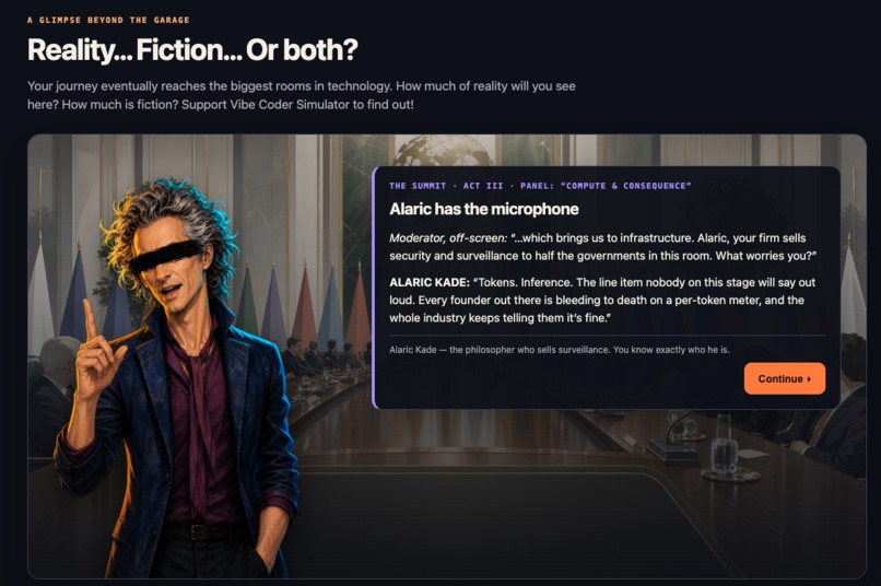Vibe Code Simulator + Continuity Lab – screenshot 5