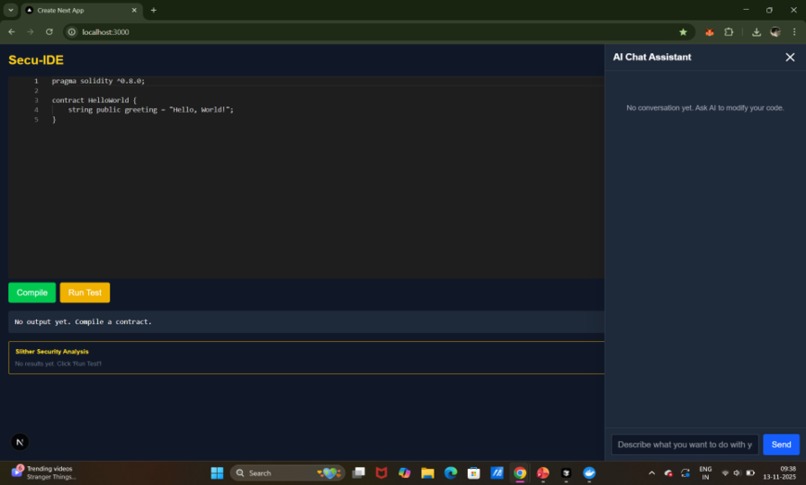 Secu-IDE – screenshot 1