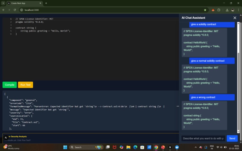 Secu-IDE – screenshot 2