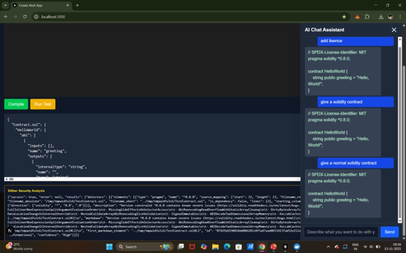 Secu-IDE – screenshot 4