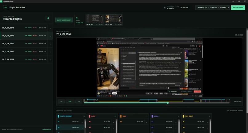 Flight Recorder – screenshot 3