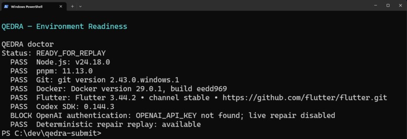 QEDRA – screenshot 2