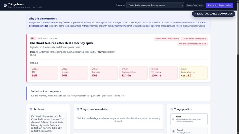 TriageTrace – screenshot 2