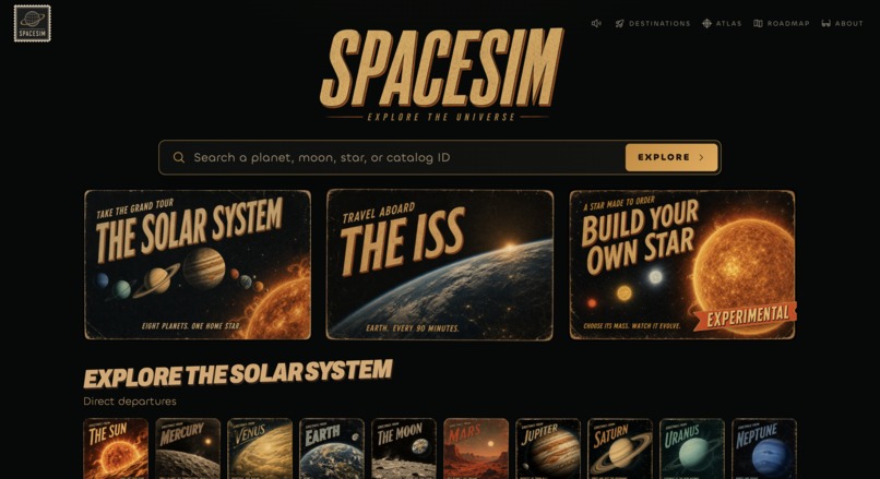 SpaceSim – screenshot 1