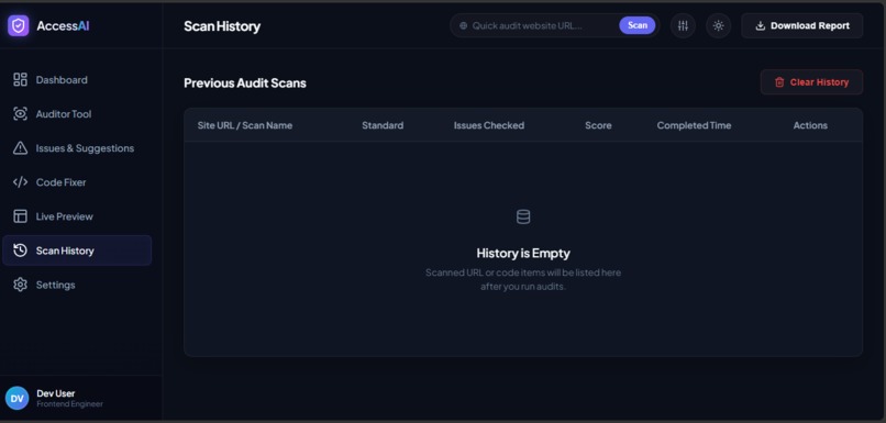 AI Website Accessibility Auditor – screenshot 1