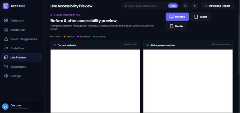 AI Website Accessibility Auditor – screenshot 3