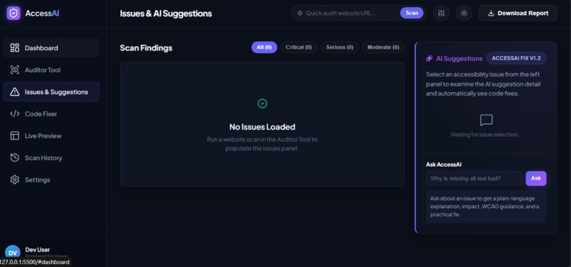 AI Website Accessibility Auditor – screenshot 5