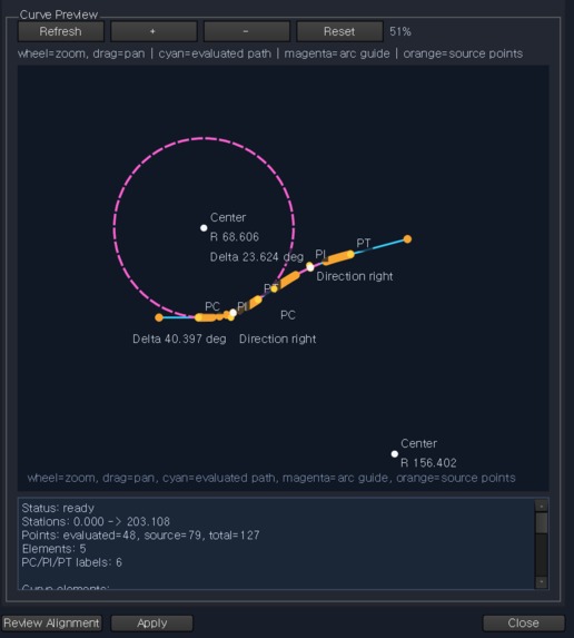 Parametric Road Design for Practical Road Construction – screenshot 3