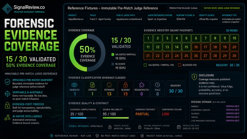 SignalReview: Forensic Multi-Agent Sports Intelligence – screenshot 3