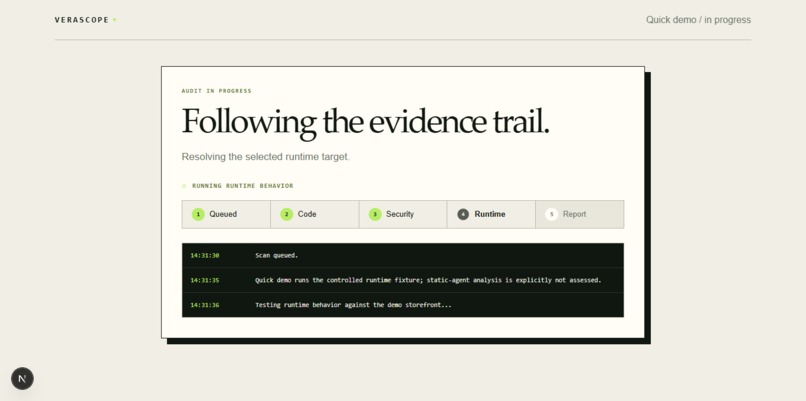 Verascope – screenshot 1