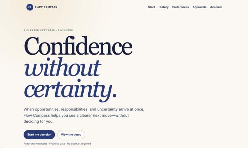 Flow Compass – screenshot 4