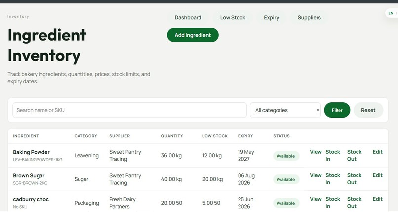 TINHAO - Autopilot Agent Inventory system – screenshot 5