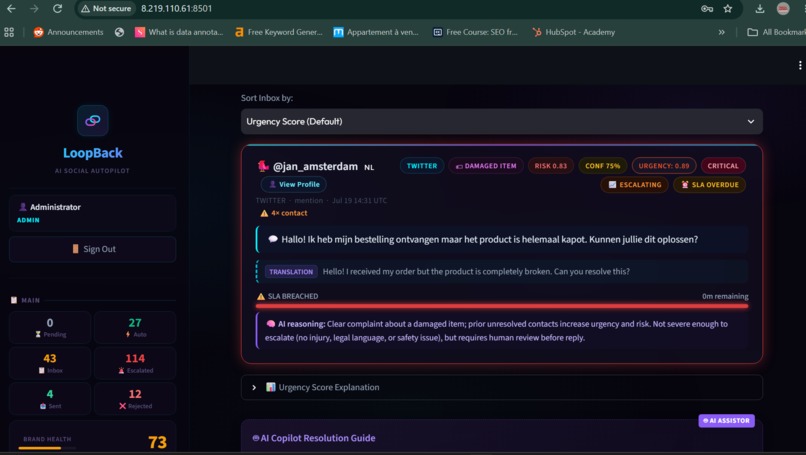Loopback  – screenshot 3