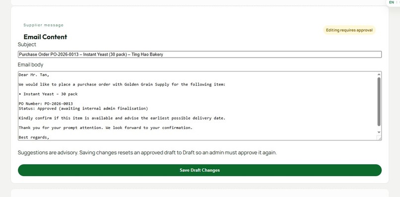 TINHAO - Autopilot Agent Inventory system – screenshot 7