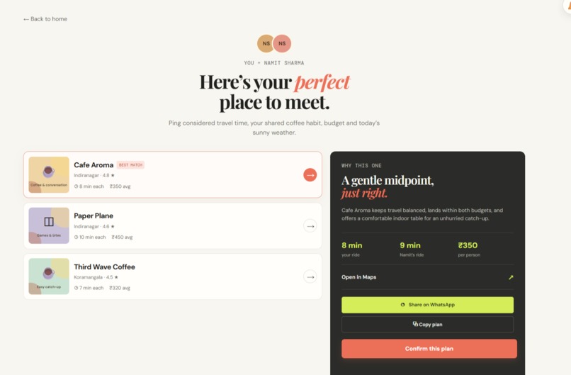 Ping AI – An AI Social Coordination Agent – screenshot 10