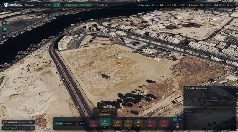 STADO — Voice-Commanded Drone Fleet on Qwen Cloud  – screenshot 2
