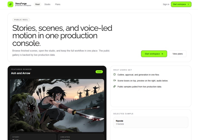 StoryForge Studio – screenshot 1
