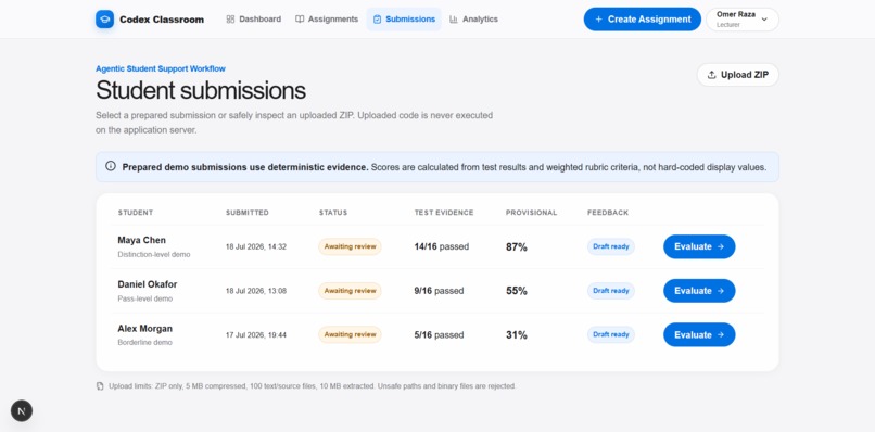 Codex Classroom – screenshot 2