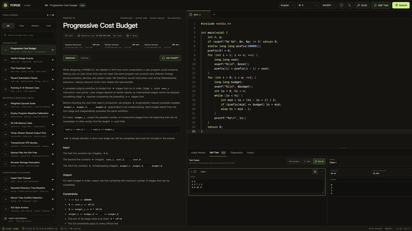 WASM OJ – screenshot 4