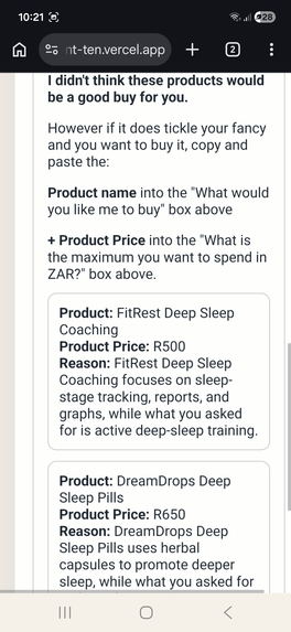 Agent Storefront — where AI agents shop for their users – screenshot 3