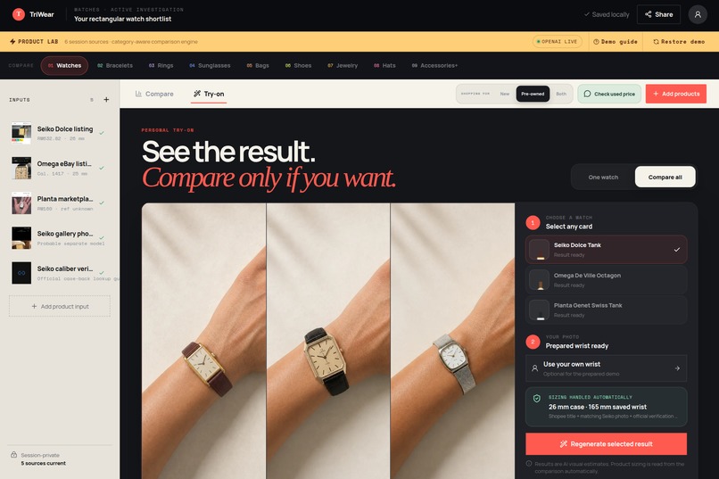 TriWear - AI Purchase Intelligence – screenshot 5