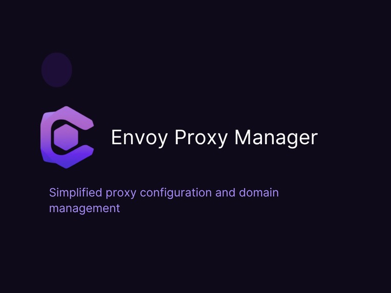 Envoy Proxy Manager – screenshot 1