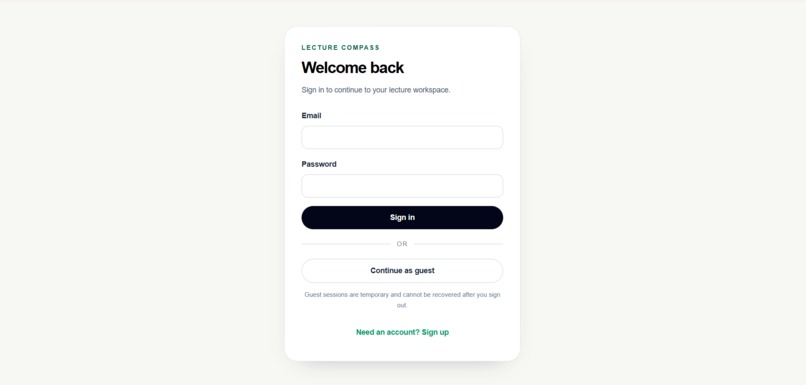 Lecture Compass – screenshot 2