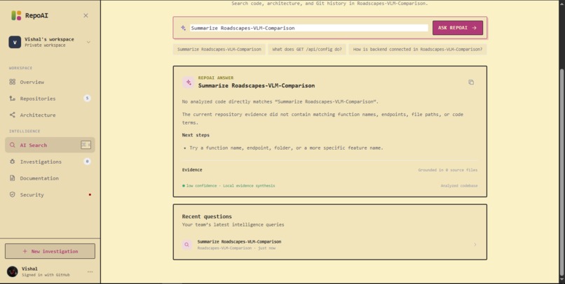 RepoAI-OS – screenshot 3