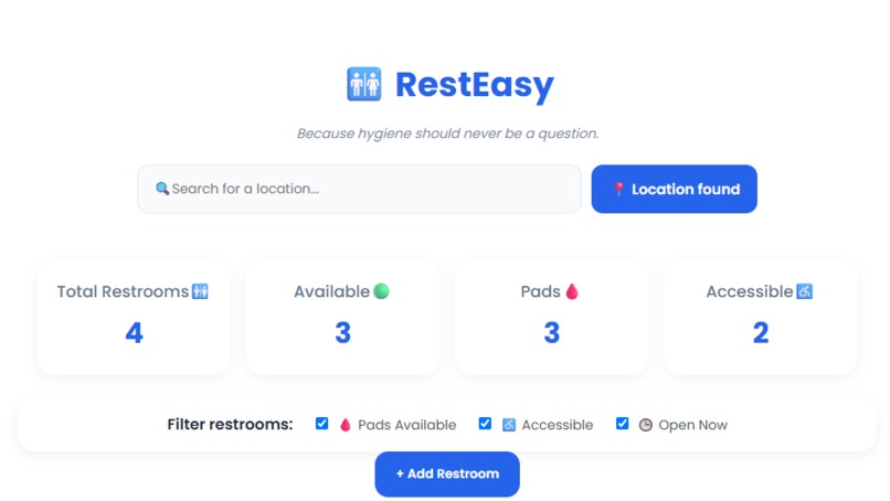RestEasy – screenshot 2