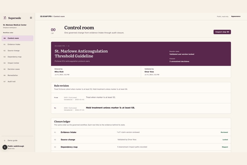 Supersede – screenshot 1
