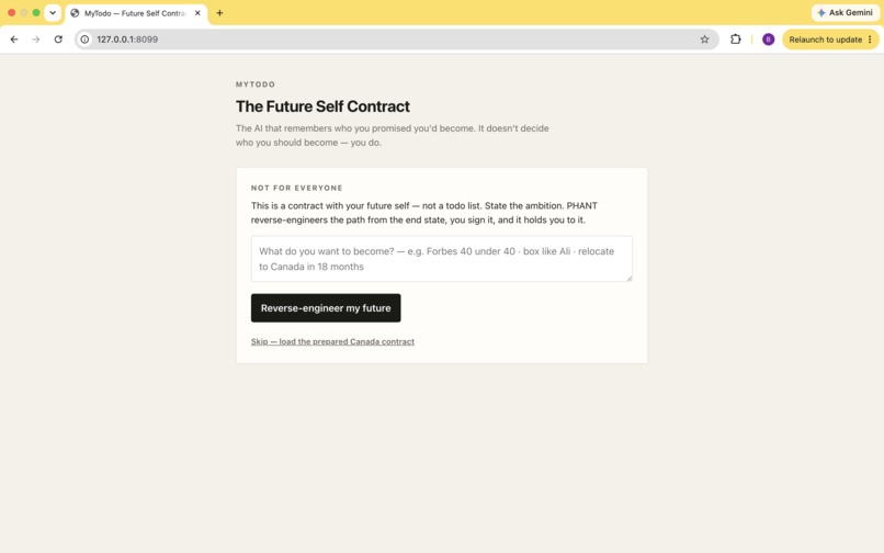 MyTodo – screenshot 1