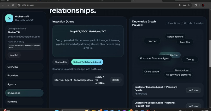 CAF (Cloud AI-Agentic FrameWork)  – screenshot 3