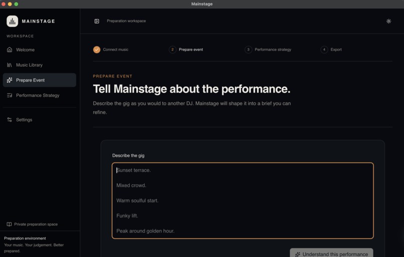 Project Mainstage – screenshot 3