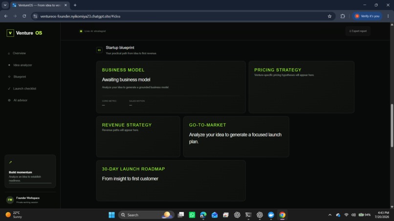 Venture OS – screenshot 5