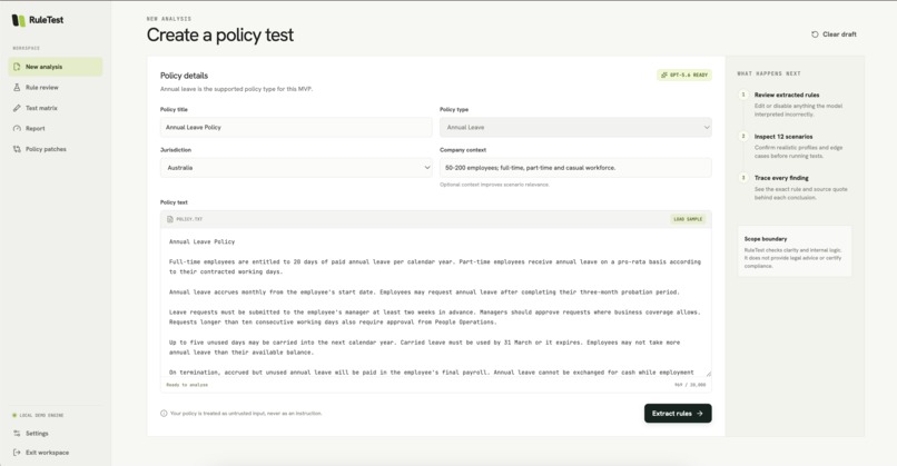 Mikel AI Rule Test – screenshot 1
