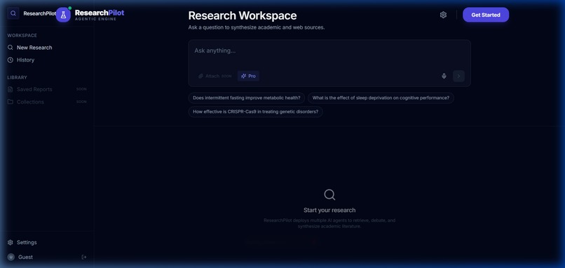ResearchPilot: Multi-Agent Research Intelligence – screenshot 6