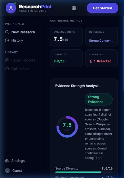 ResearchPilot: Multi-Agent Research Intelligence – screenshot 7