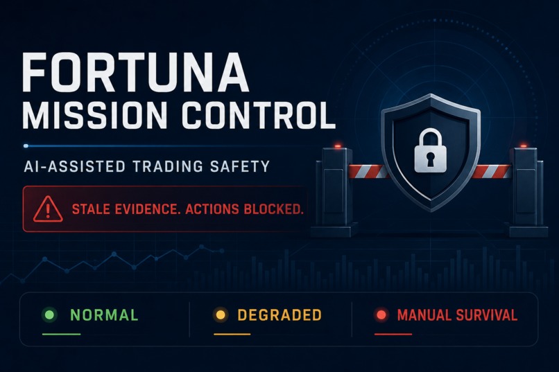 Fortuna Mission Control: Trading Safety Gate – screenshot 1