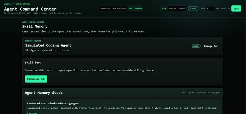 AgentOS - the operating sytem for AI agents – screenshot 5