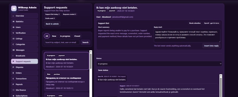 Wilkoop – screenshot 1